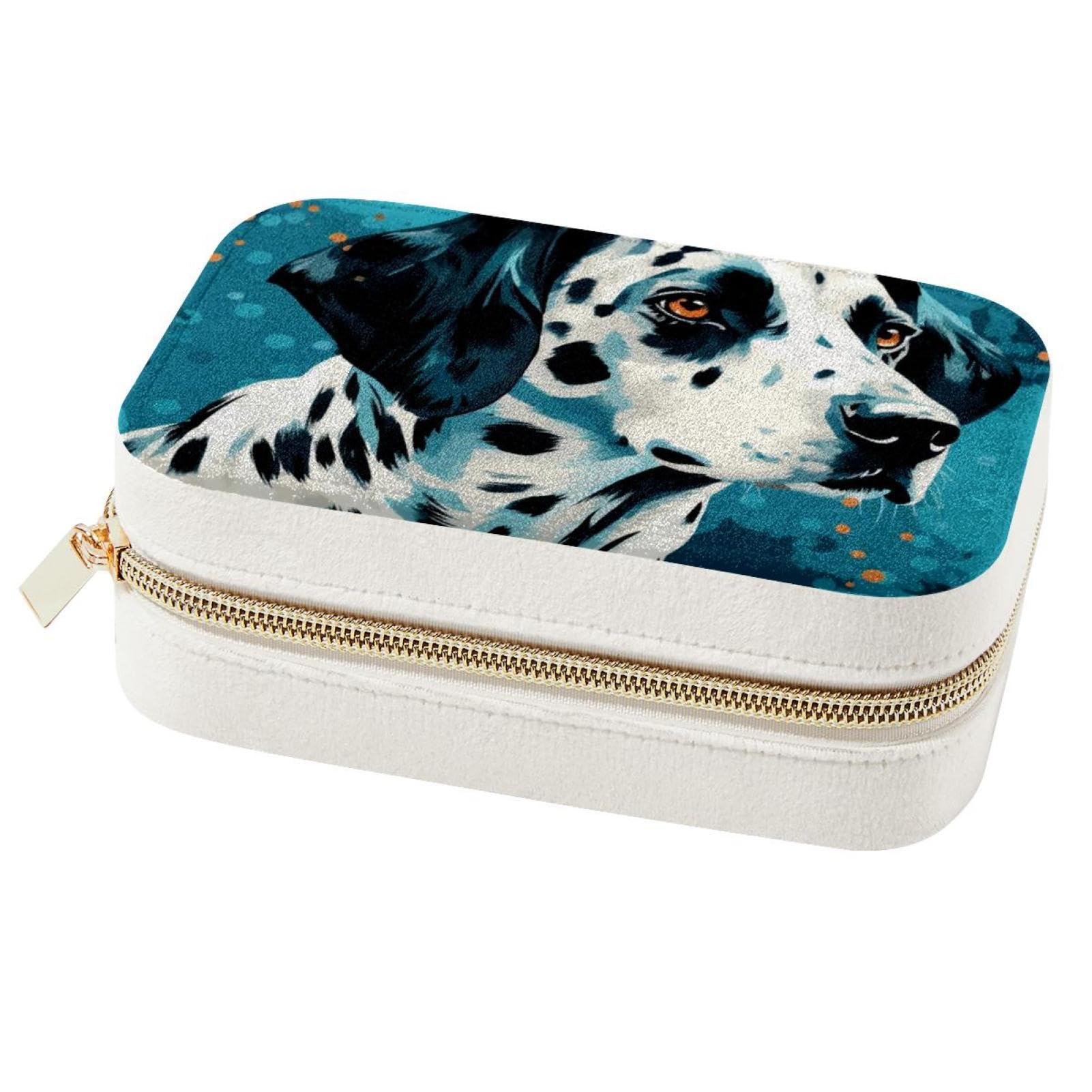 Organiseur de rangement portable en velours pour vos bijoux de vacances