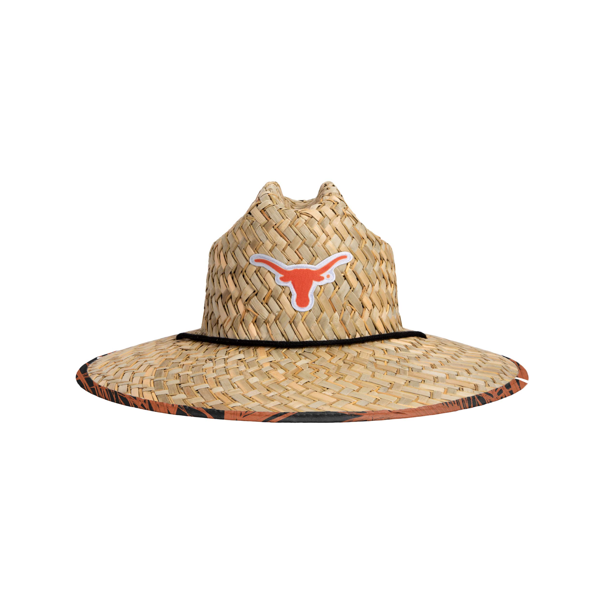 Condition photo showing New/Like New for foco men's ncaa college team logo floral lifeguard beach straw sun hat
