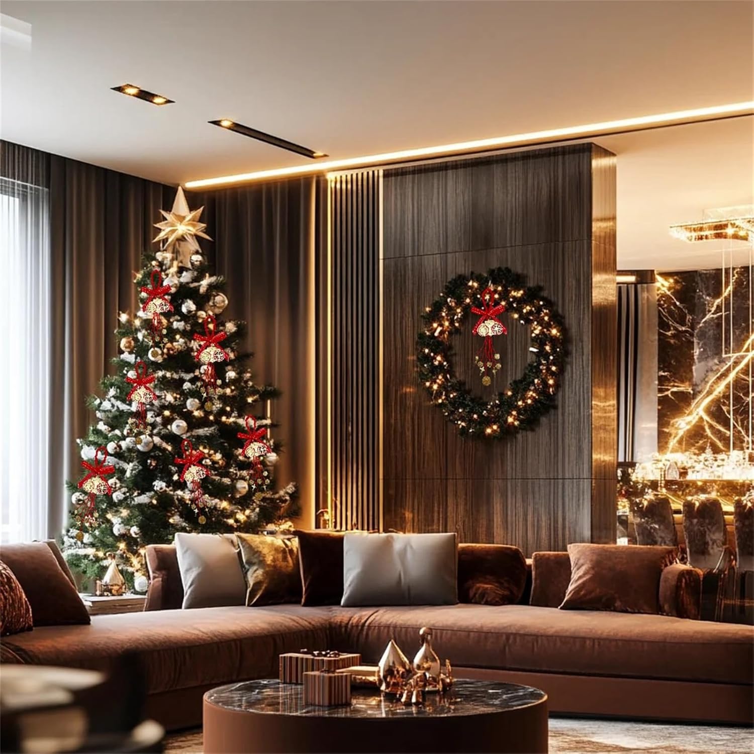 Escapularios Catolicos,2PCS Golden Saint Benedict Medal Protection Blessing Charm, St Benedict Crucifix, Catholic Handmade Jewelry Gift Car Hanging Home Decor (2PCS Red Medal) - Image 8