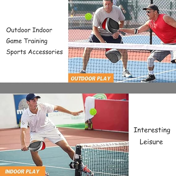 5 PCS Pickleball Balls, Green Pickleball, Pickleball Balls Indoor with 40 Small Precisely Drilled Holes, Durable Pickle Ball for Game Training Sports Outdoor Indoor Accessories