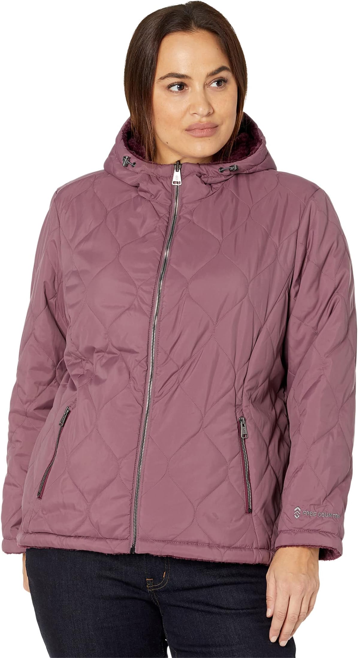 plus size reversible jacket