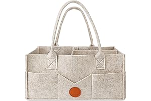 Maliton Diaper Caddy Organizer - Large Storage Solution for Baby Essentials (15"...