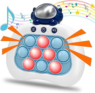 weirtoya Astronaut Quick Push Game, Bubble Pop Game, Quick Push Electronic Game Toy from 3 Years, Birthday Gift for Boys & Girls & Teenagers