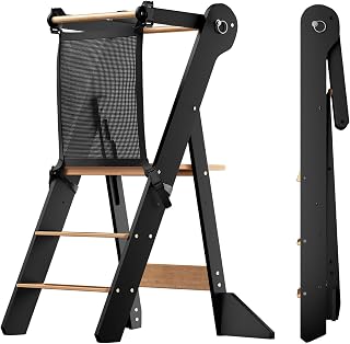 COSYLAND Foldable Toddler Standing Tower