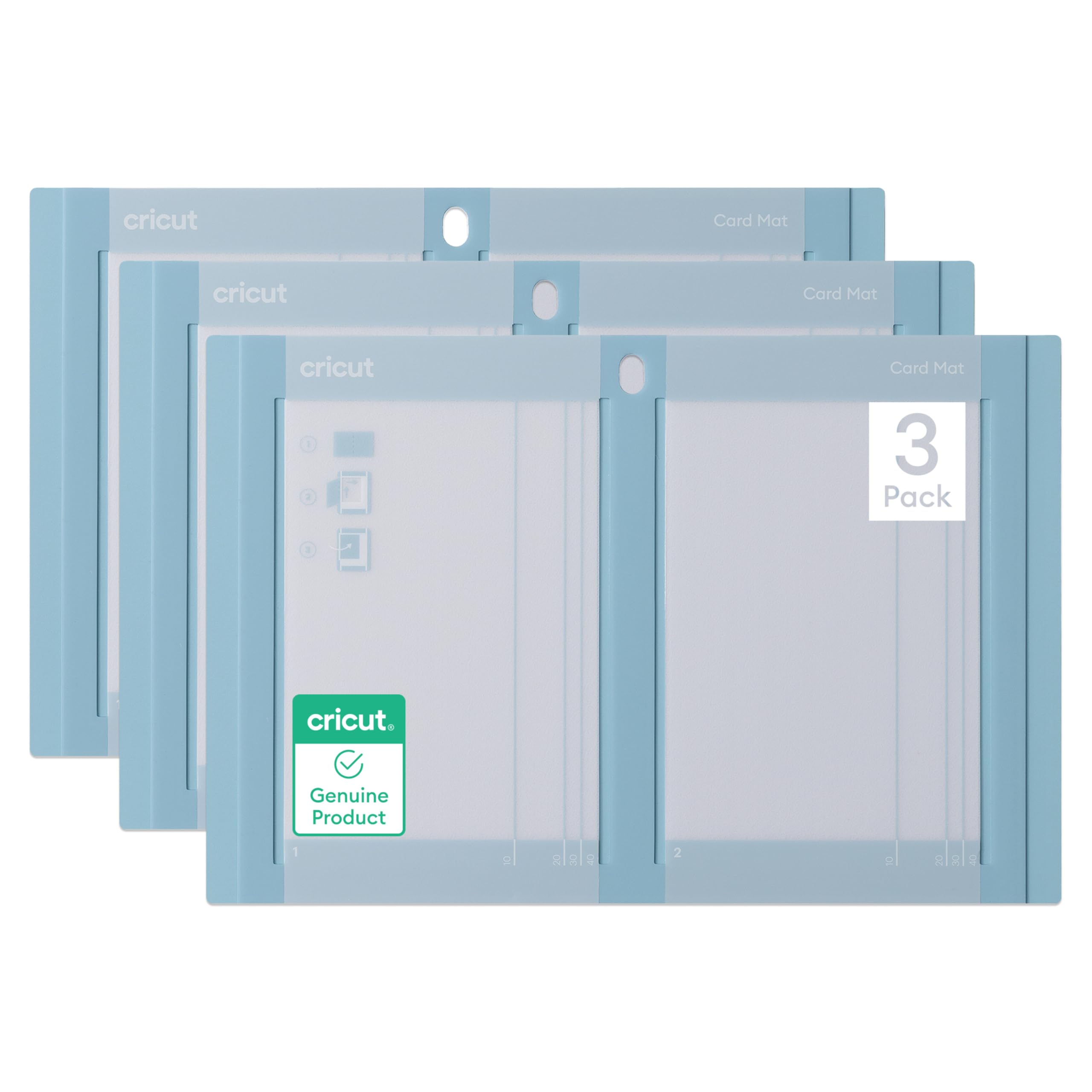 Cricut Card Mat - 3 x Reusable 2 Card Mats - Create Custom Cards for use with Cricut Maker or Explore Machines