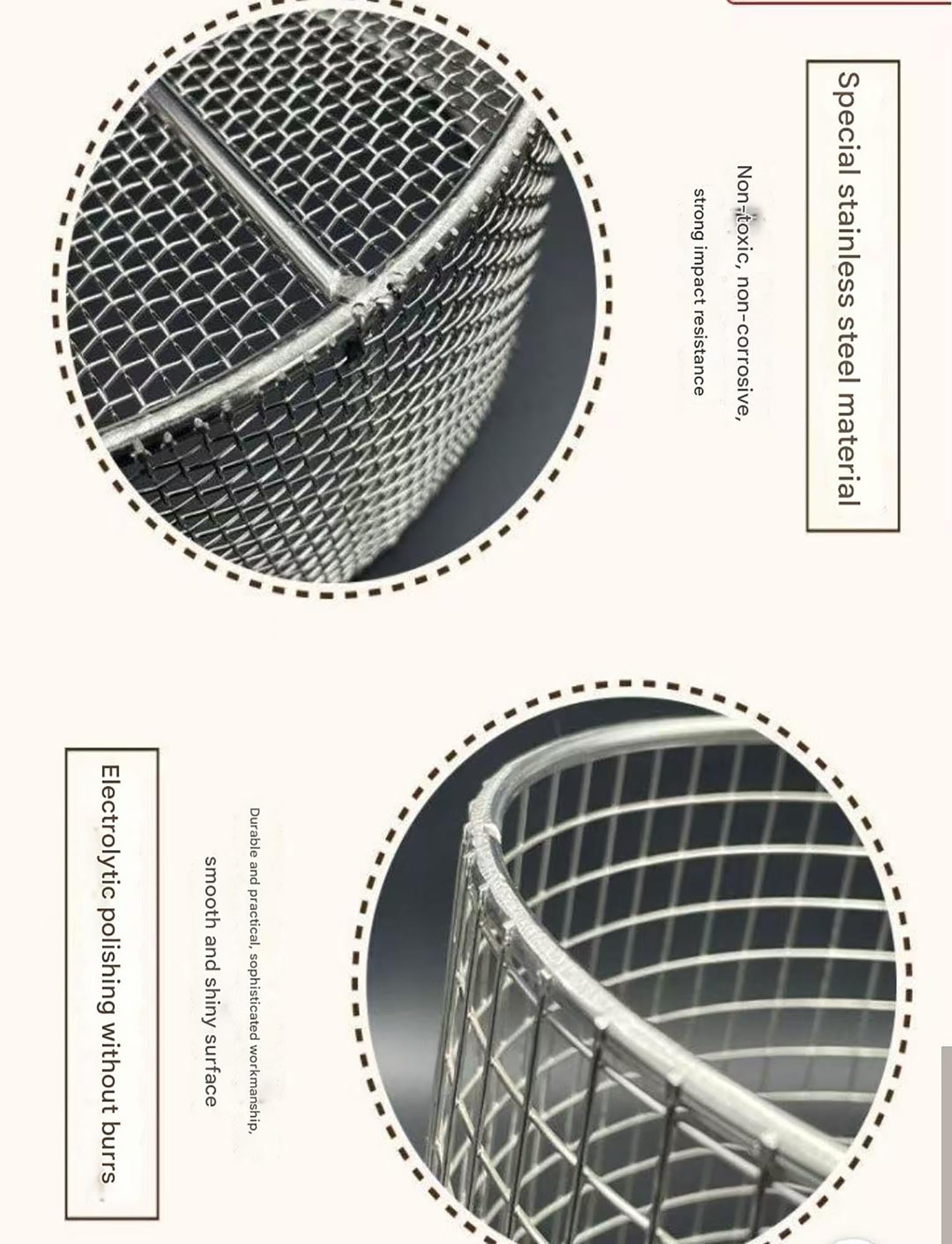 Cesta De Esterilización De Acero Inoxidable 304 con Malla De 6mm, Bandeja para Instrumentos Médicos 30x20cm 40x20cm