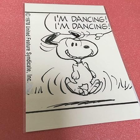 Amazon スヌーピーミュージアム ハッピーダンス 限定 ポストカード 葉書 ハガキ はがき スヌーピー タウンショップ Snoopy ポストカード 絵柄付はがき 文房具 オフィス用品