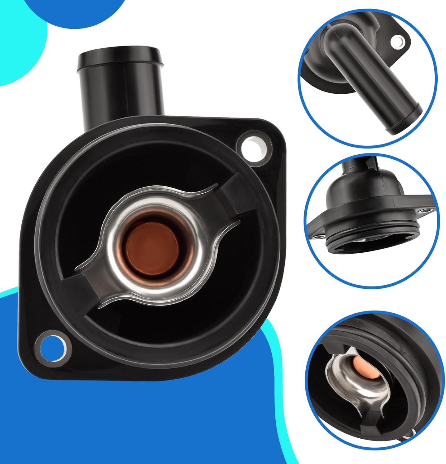 Thermostat Housing Assy Fits for Mercury 75-150HP Outboard Stroke 80 100 115 150 892864T06 8M0090819 18-3635 8M0137816 8M0162139