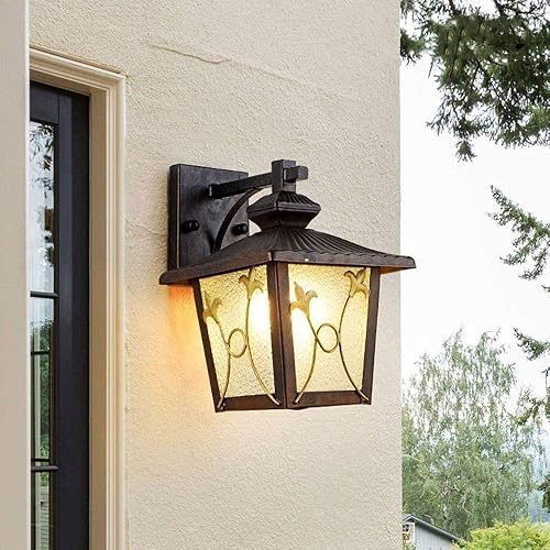 Miniatura 5 de OZZKI Wall Mounted Light Wall Lamp Europe And The United States Network Red American Courtyard Wall Lamp Attic Retro Industrial Wind Garden Balcony