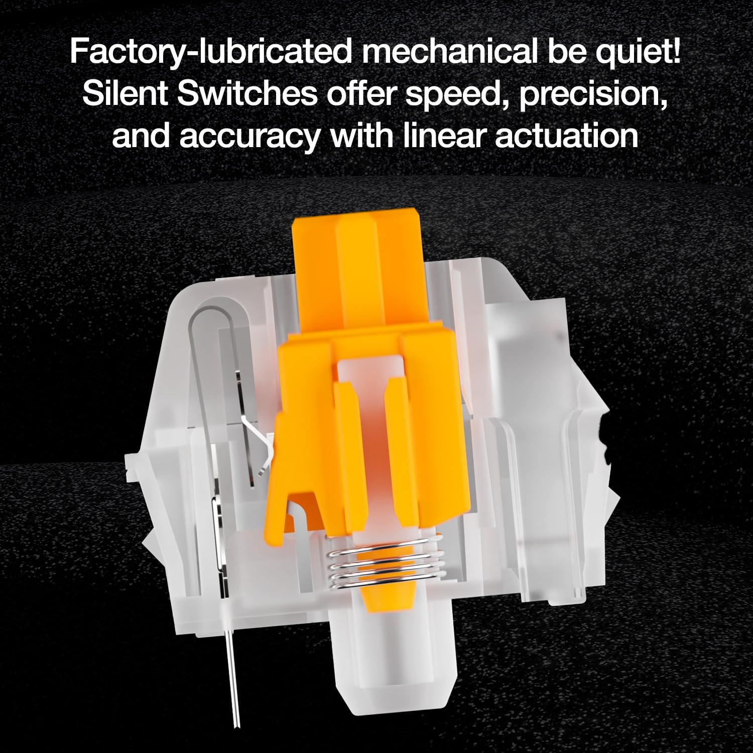 be quiet! Tastiera meccanica a montaggio scuro | Lineare | Interruttori silenziosi lubrificati sostituibili a caldo | Numpad rimovibile e dock multimediale | Tasti ARGB programmabili | Keycaps PBT