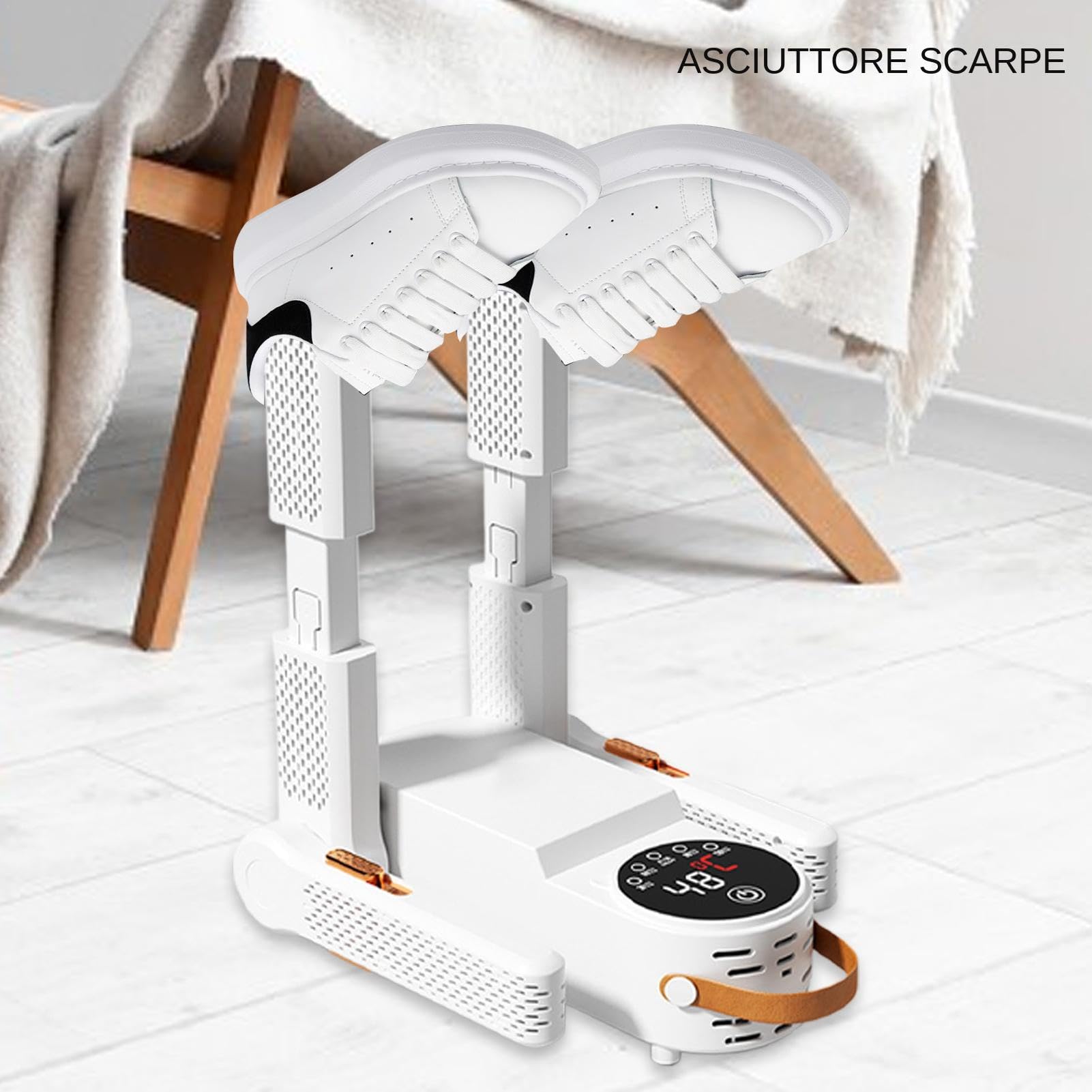 Schuhtrockner für Turnschuhe, Schuhtrockner | Schuhtrockner und einziehbare Handschuhe, intelligenter Timer, trockener Rack, Stiefelwärmer, Schuhwärmer für Arbeitsschuhe, Schuhe