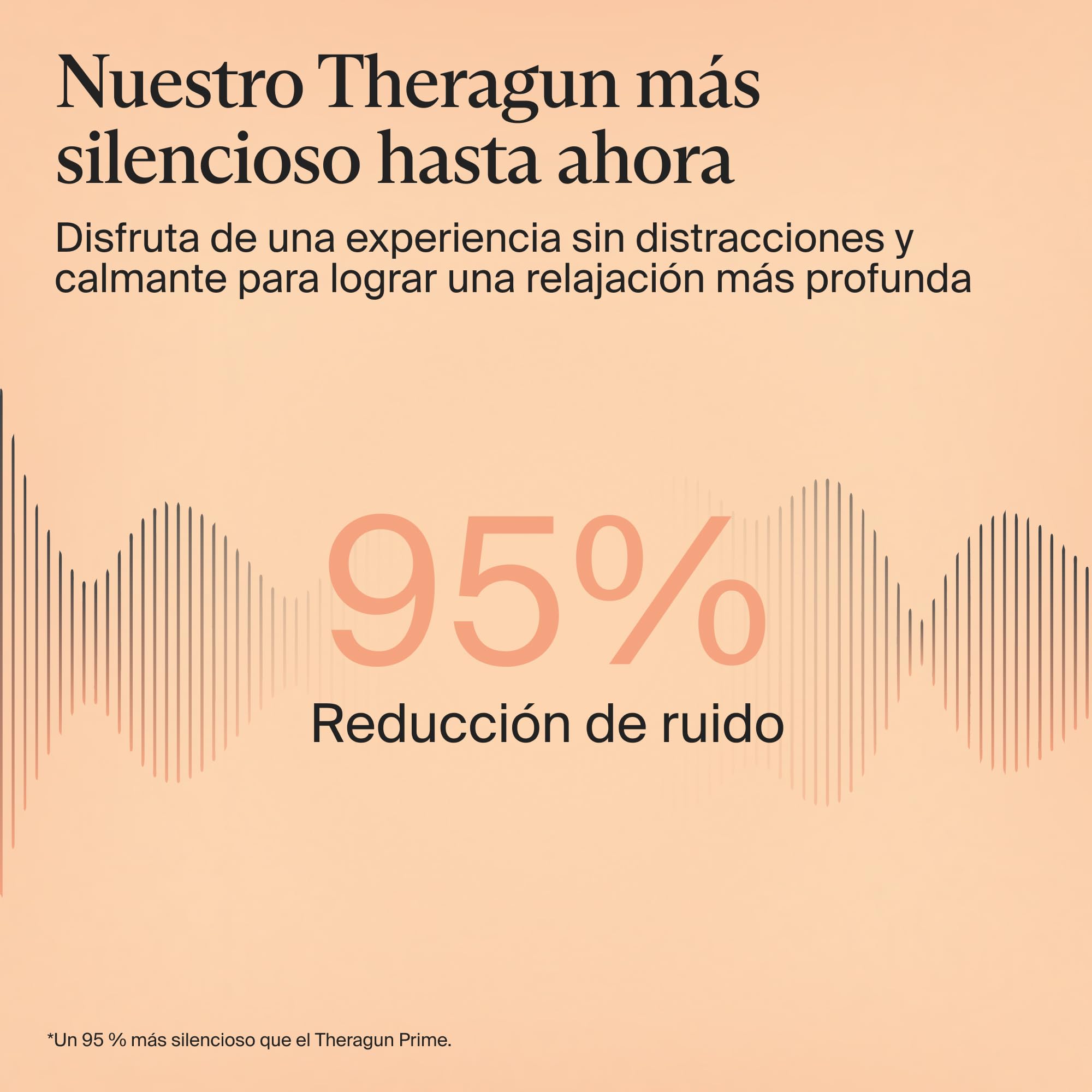 Theragun Sense Masajeador de Percusión - Masajeador Personal de Tejido Profundo con Rutinas de Respiración para Alivio del Estrés, Dolor y Dolor Muscular en Cuello, Espalda, Pierna y Rodilla