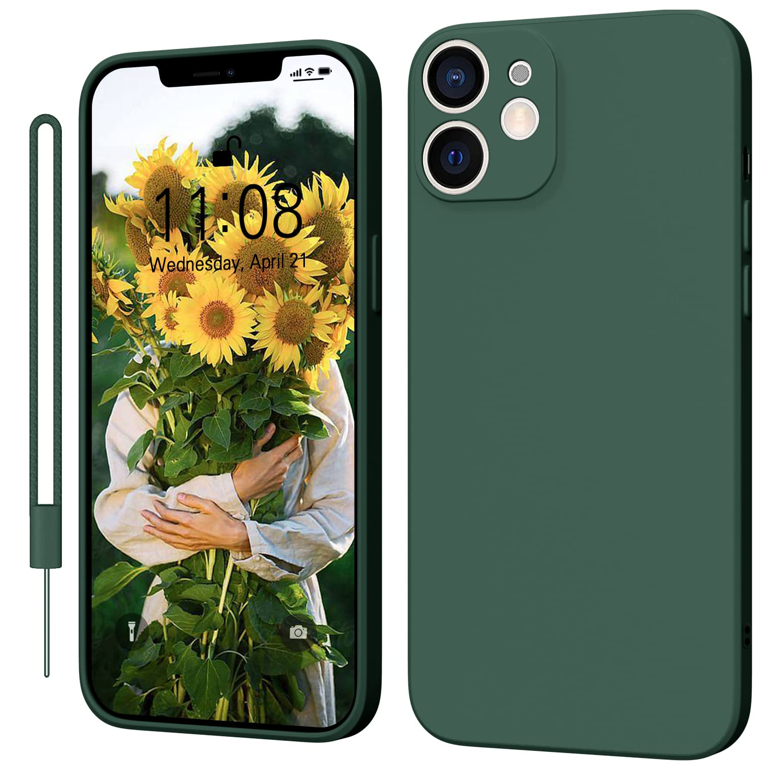 KPPIT Silicone Case Compatible with iPhone 12 6.1 inch protective case