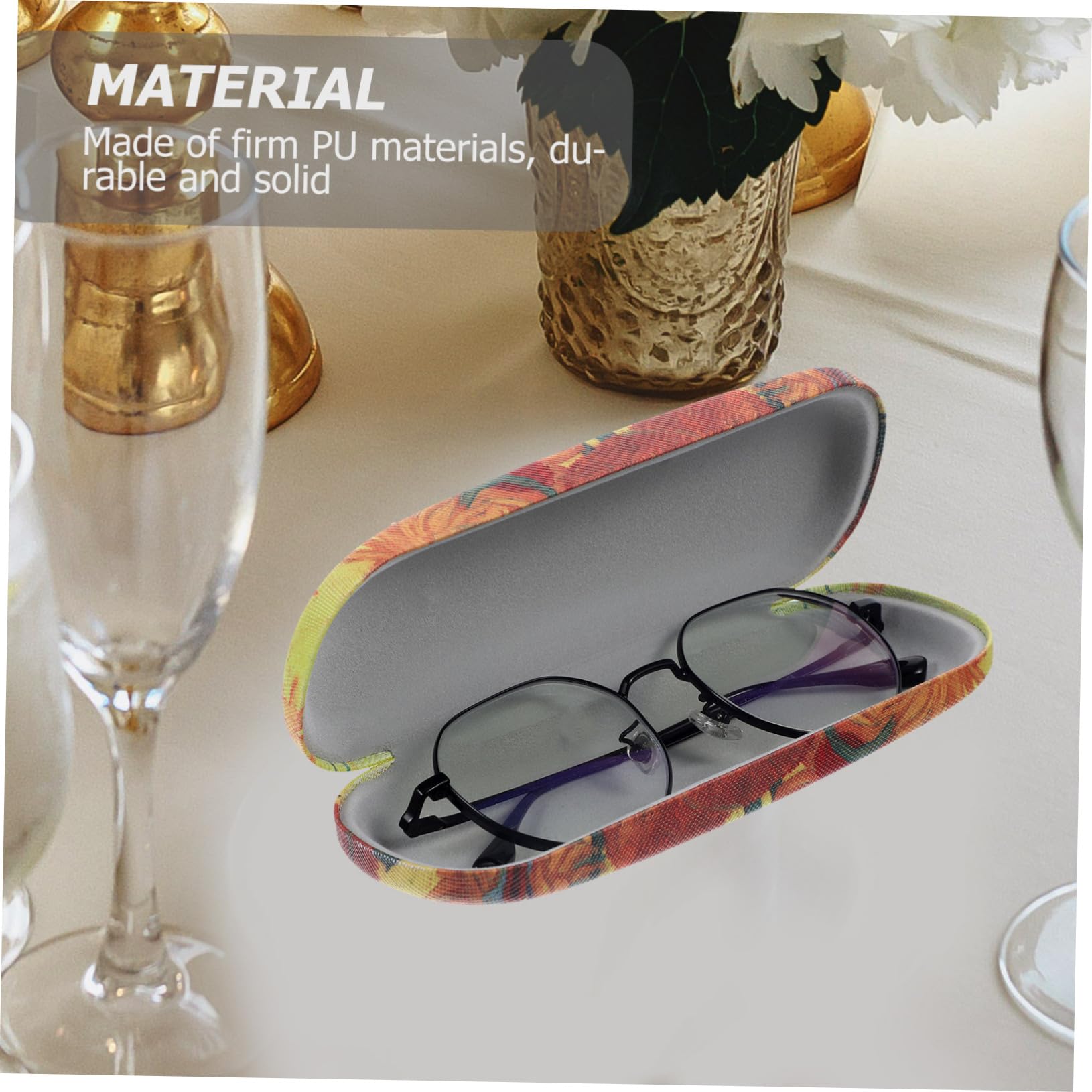 BESPORTBLE Scatole Per Bicchieri Organizzatore Di Occhiali Da Sole Astuccio Scatola Scatoloni Custodia Per Occhiali Da Sole Custodia Rigida Per Occhiali Da Sole Da Donna Pu