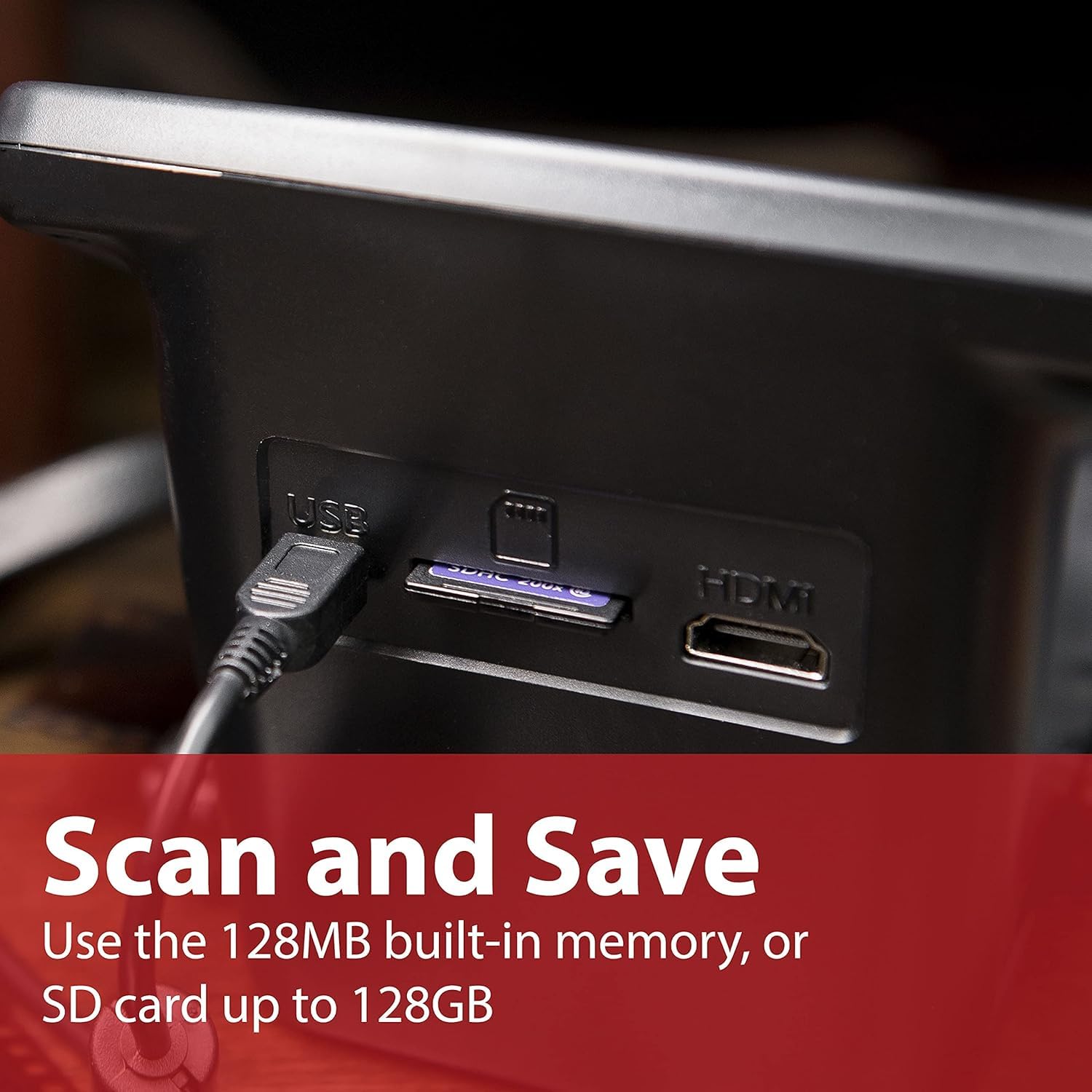 Magnasonic All-In-One 24MP Film Scanner 5" Display HDMI FS71 35mm 126 110 Super 8 Film Slides Digital