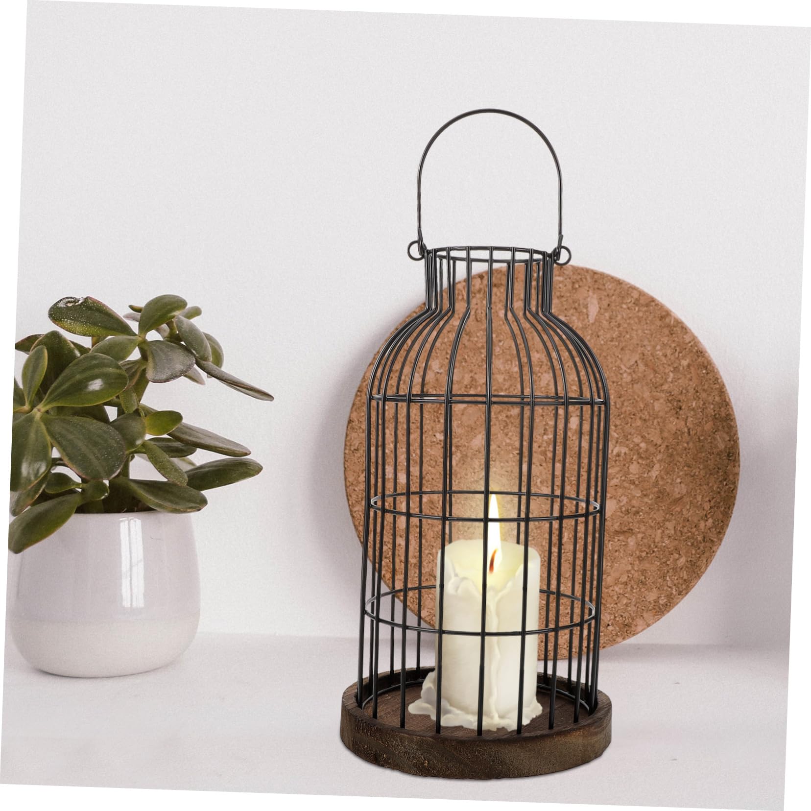 ABOOFAN Kerzenteller Aus Holz Für Tischdeko Retro-kerzenhalter Für Hochzeitsfeier Dekorativer Kerzenständer Für Candlelight-Dinner