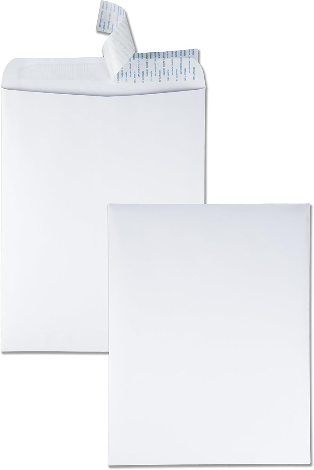 Quality Park 12 x 15-1/2 Catalog Mailing Envelopes, Redi-Strip Self Seal Closure, 28 lb White Wove Paper, 100 per Box (QUA44082)