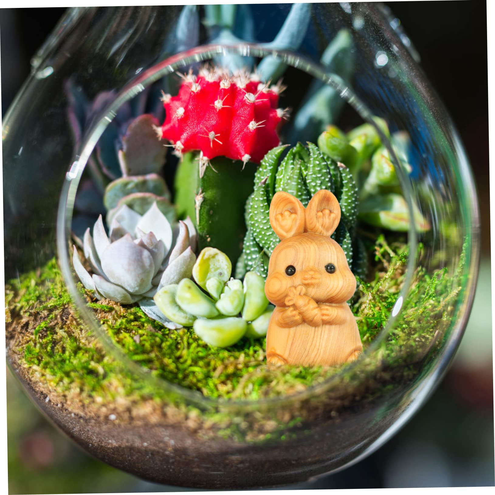 PRETYZOOM 3 Sätze Kaninchen Aus Holz Hasen Osterhasen Geschenkidee Ostern Ostegeschenke 0stergeschenke Hängematte Figuren Hasenfigur Osterhase Aus Holz Hölzern 2 Stück * 3
