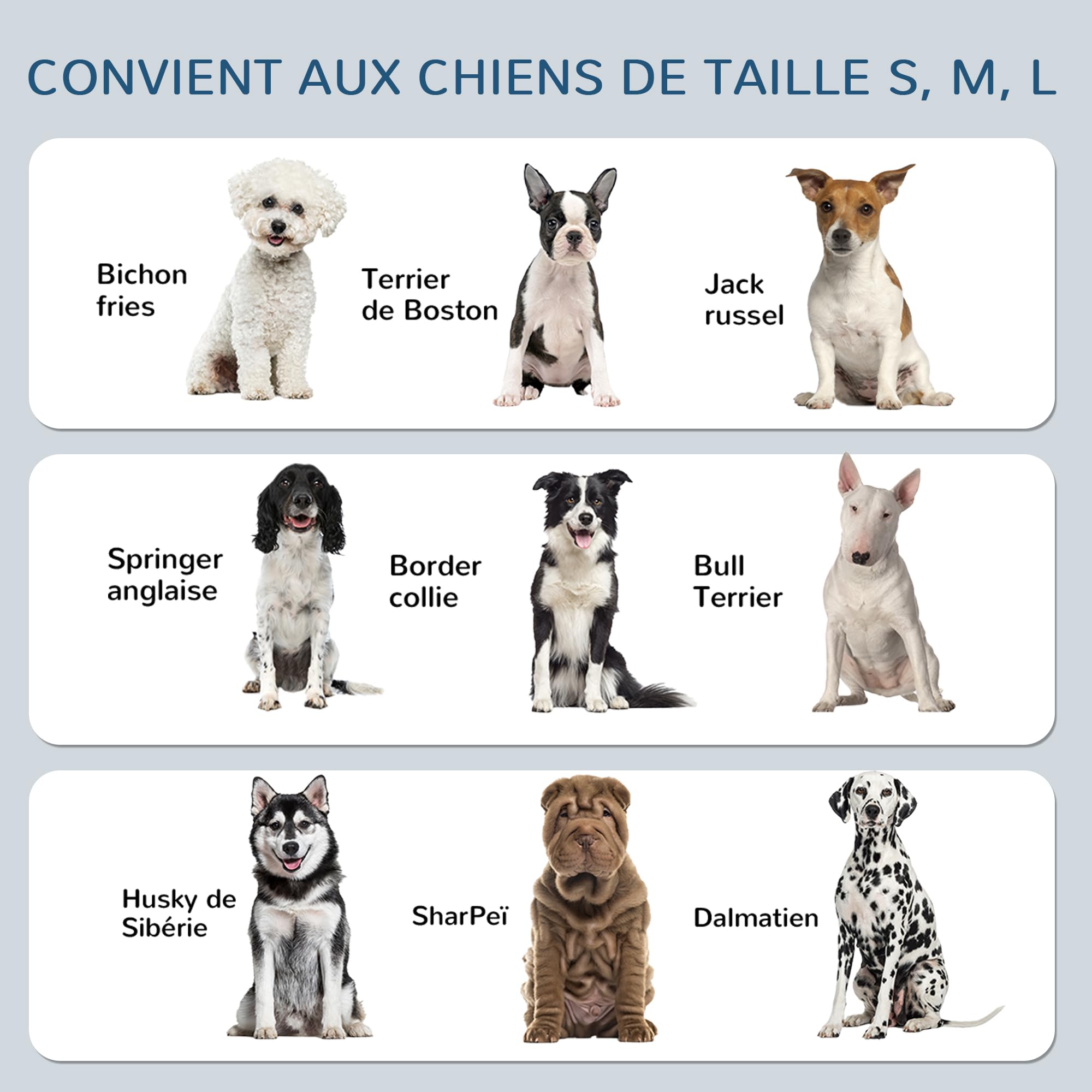 PawHut Gamelle Chien surélevée Double Porte-gamelle avec 2 Bols Amovibles en Acier, Hauteur réglable 11/21,5/32 cm et 1 Tapis | Hauteur Réglable 11/21,5/32 cm, 1 Tapis
