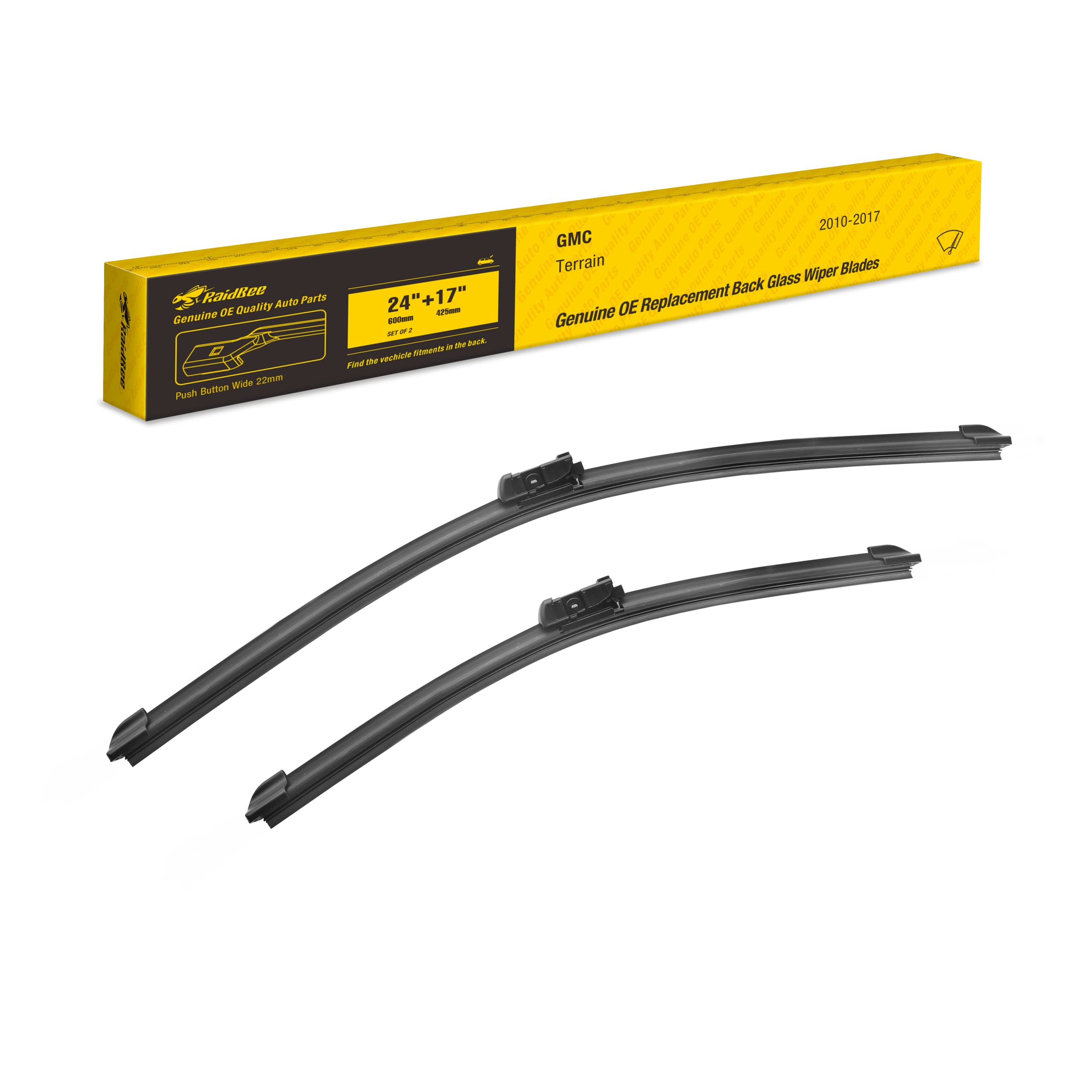 RaidBee Oem Windshield Wipers Blades Replacement For GMC