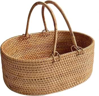 Amazon｜Conutoo 藤かご バスケット ラタン製 ビッグサイズ 大容量