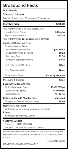 Vista 5 de Mint Mobile - Plan de telefonía con llamadas, SMS y datos ilimitados durante 3 meses (Tarjeta SIM 3 en 1)