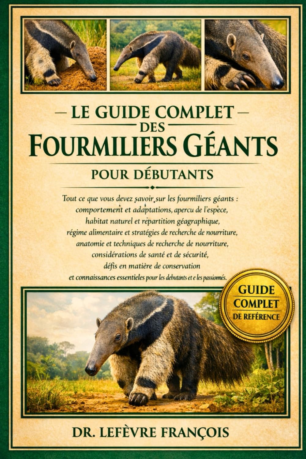 LE GUIDE COMPLET DES FOURMIERS GÉANTS POUR DÉBUTANTS: Tout ce que vous devez savoir sur les fourmiliers....de sécurité, défis en matière de ... pour les débutants et les passionnés.