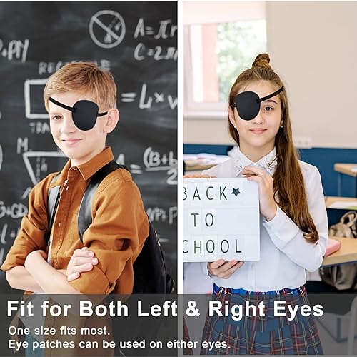 Miniatura 6 de 2 parches para ojos, parches médicos para ojos, parche para ojos ajustables, parches suaves para ojos perezosos, parches para los ojos para adultos