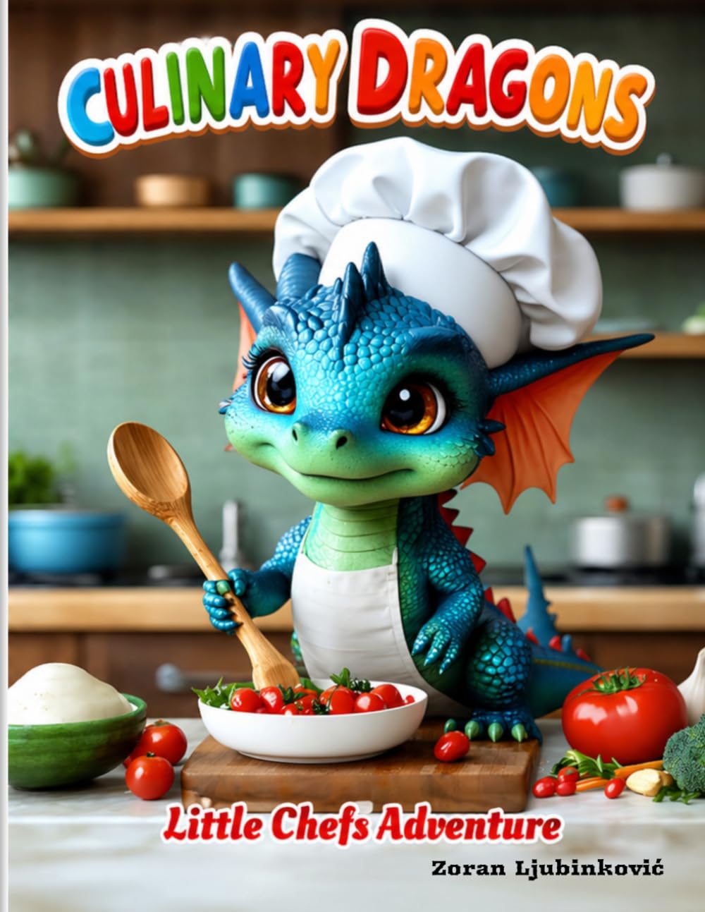 Culinary Dragons: Little Chefs Adventure: Coloring Book for Kids with Fun Cooking Dragons