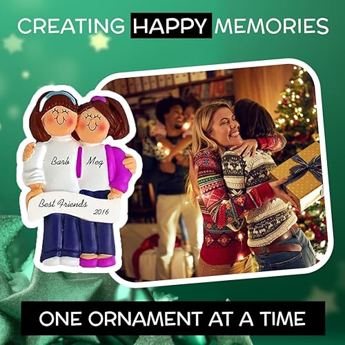 Miniatura 4 de Adorno de Navidad personalizado para licencia de conducir, hombre, cabello castaño, resina pintada a mano, 2.75 pulgadas de alto, personalización