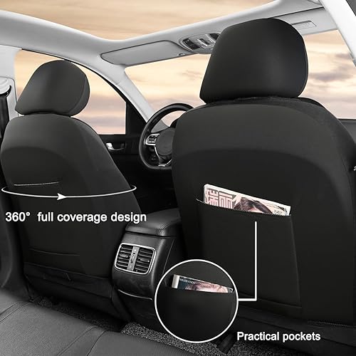Miniatura 5 de GIANT PANDA Funda de asiento delantero de automóvil para Kia, fundas de asiento de cubo de cuero, ajuste personalizado para Kia Sorento Sportage