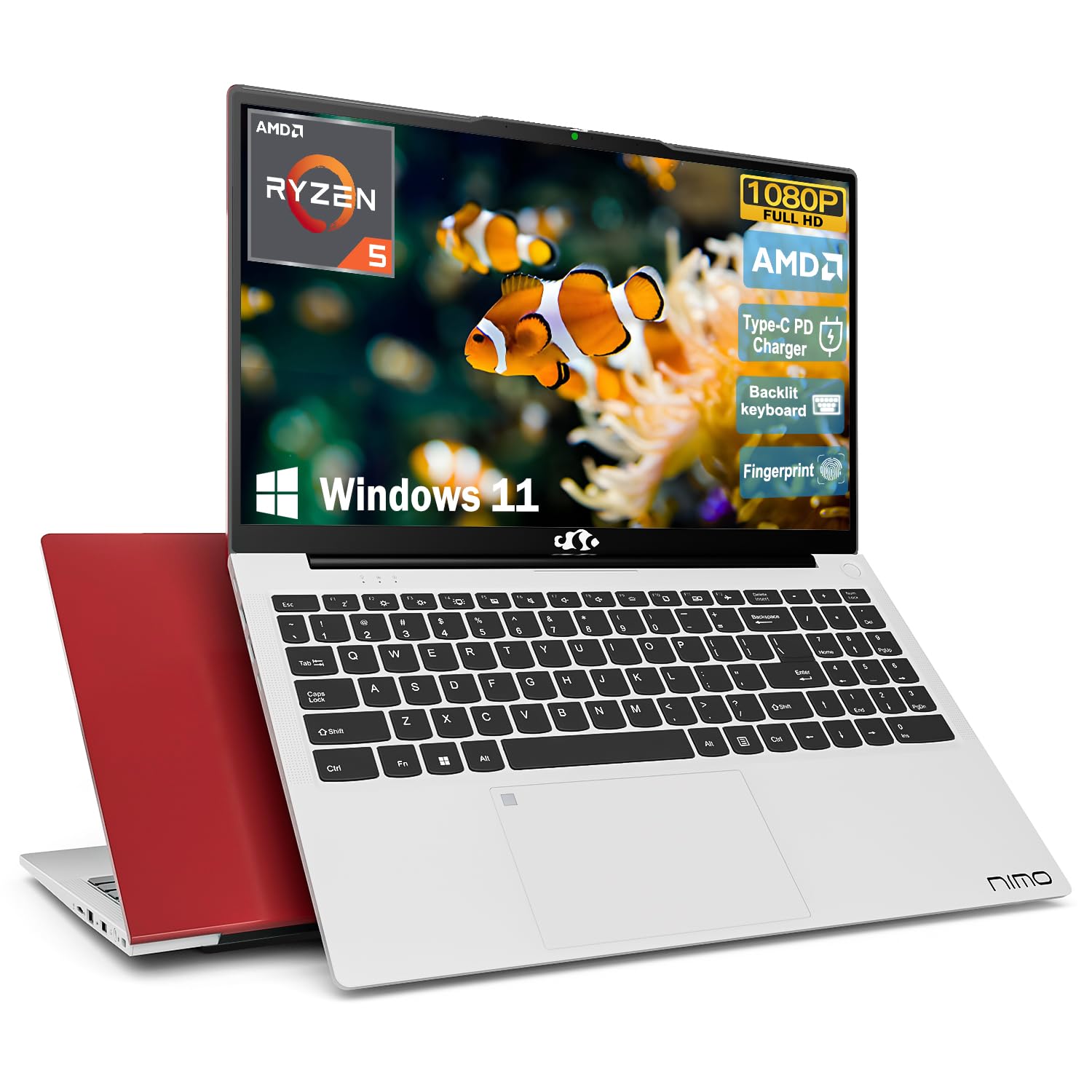 Amazon.com: NIMO 15.6 Student-Laptop, AMD Ryzen 5 (Beat i5-1135G7