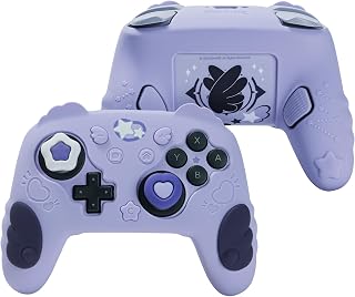 GeekShare NS2 Proコントローラーカバー スキンケース シリコン製 ソフト 【Switch2 Pro専用】耐衝撃 滑り止め ほこり防止 簡単装着 保護ケース かわいい ハンドグリップカバー Switch 2Proコントローラー対応 星の物語
