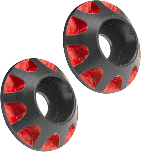 Miniatura 2 de HIRCQOO - 2 botones de ala RC 110 RC de metal para botones de ala trasera OD de 0.433in, compatible con HPI HSP Redcat Traxxas Axial 110 RC