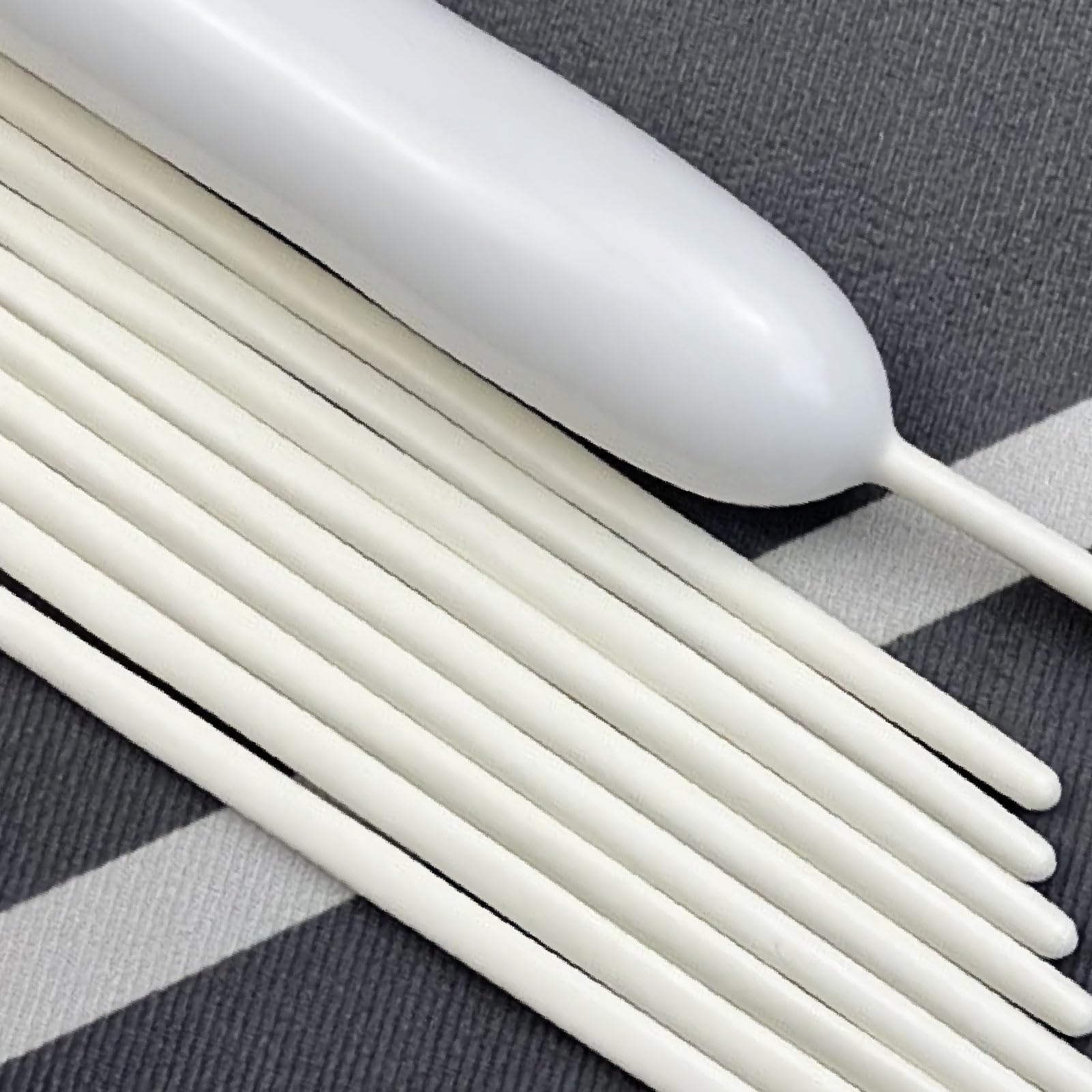 260 White Thickened Long Balloons - 100 Pack Twisting Skinny Magic Balloons for Arch, Animals, Clown, Kids Birthdays, Baby Shower, Bachelorette,
