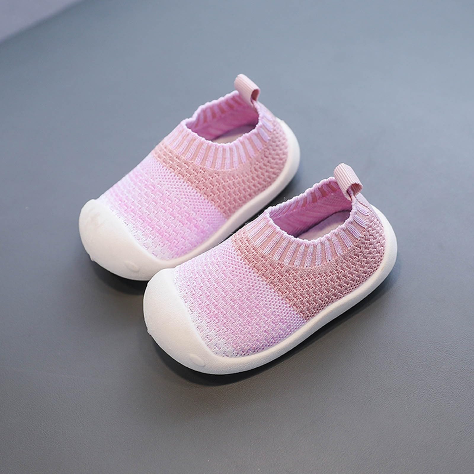 Zapatos para bebés niños y niñas Calcetines Transpirables Primeros Pasos Interiores Exteriores Botas Goma Antideslizantes sin Cordones