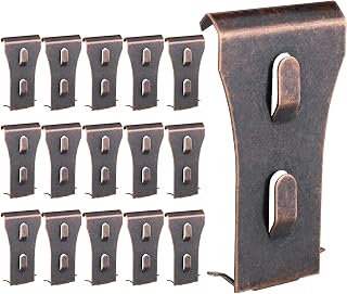Brick Clips,16PCS Brick Hook Clips Hanging Outdoors for 2-1/4" to 2-3/8" High Bricks Heavy Duty Brick Hooks Hangers Wall Clips Hanging No Drill & Nails