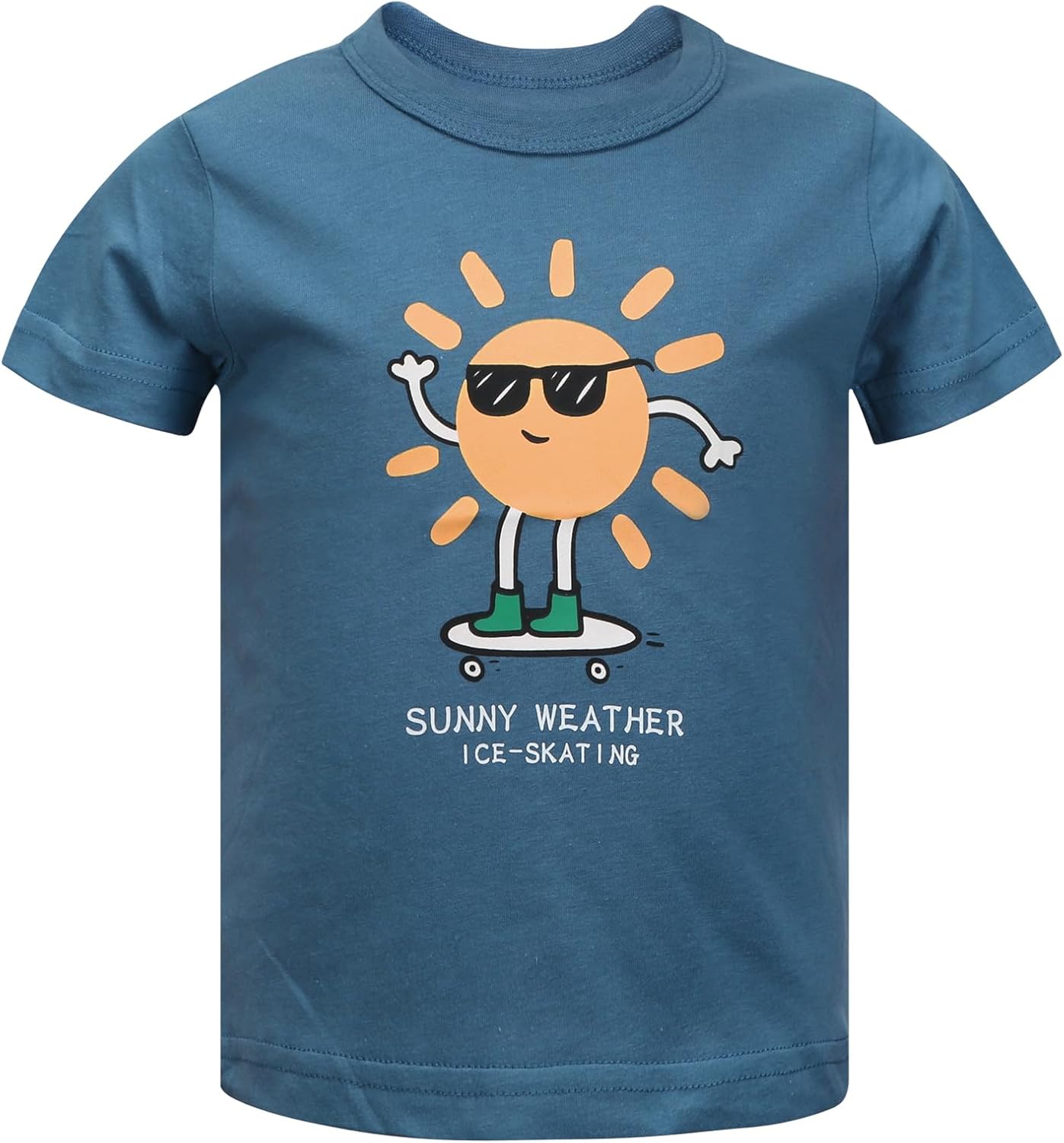 DEEKEY Toddler Boys Shirts Short-Sleeve Little Kids t Shirts Boys' Tops, Tees & Shirts Graphic TEE Age for 2-7 Years 4-Pack - Image 6