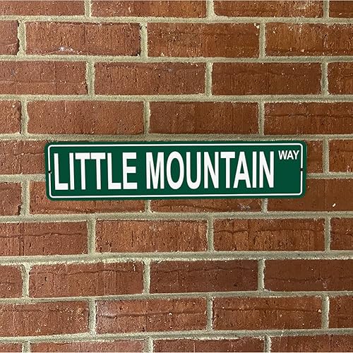 Vista 303 de Ohio Mountains Pick Your Mountain Compatible/repuesto para Ballards Hill United States Mountain Aluminio Metal Tin Street Sign Style decoración