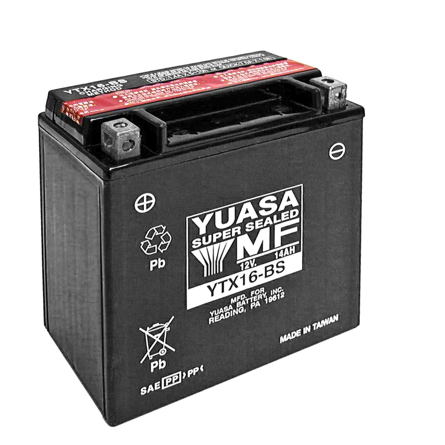 YUASA 台湾ユアサ YTX16-BS 充電済み ゼファー1100RS ゼファー1100