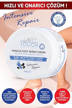 LAST TOUCH Crack Repair Miracle Foot Care Cream 100 ML (Vaseline & Shea Butter)