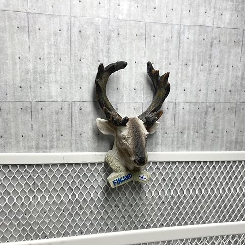 Miniatura 4 de A-ONE Imán decorativo 3D de renos finlandeses para refrigerador, 1 unidad+insignia de la catedral de Helsinki, parche de recuerdo 1 unidad, imán