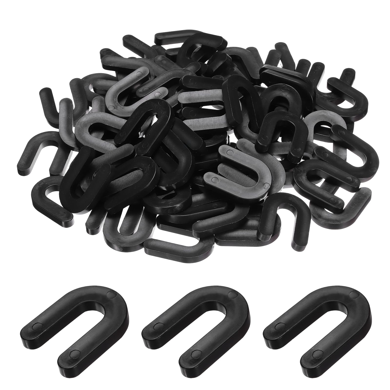 QUARKZMAN 300 PCS Cales De Nivellement Pour Carrelage 1/4" Noir
