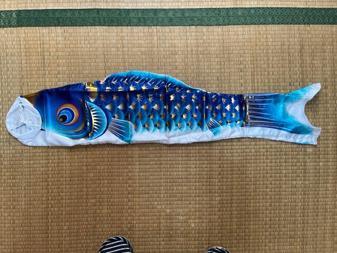 鯉のぼり 1.5m金彩ロマン取付金具付