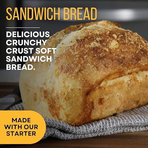 Miniatura 7 de Better Bread Premium Heirloom Sourdough Starter Culture So Blessed Heirloom Style Cultura de iniciación liofilizada para hornear pan de masa madre