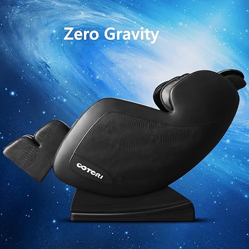 Miniatura 3 de OOTORI Silla de masaje de cuerpo completo reclinable de gravedad cero con masaje de compresión de aire calefacción de espalda baja rodillos de pies