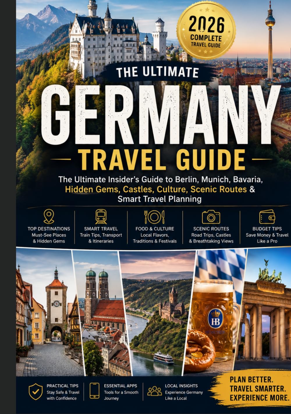 GERMANY TRAVEL GUIDE 2026: The Ultimate Insider’s Guide to Berlin, Munich, Bavaria, Hidden Gems, Castles, Culture, Scenic Routes & Smart Travel Planning