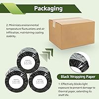 Vista 6 de Repuesto para DYMO 30270 Thermal – Cruxer 2 rollos de papel de recibo blanco no adhesivo de 2-1/4 pulgadas x 249 pies / 2.244 in x 249.3 ft