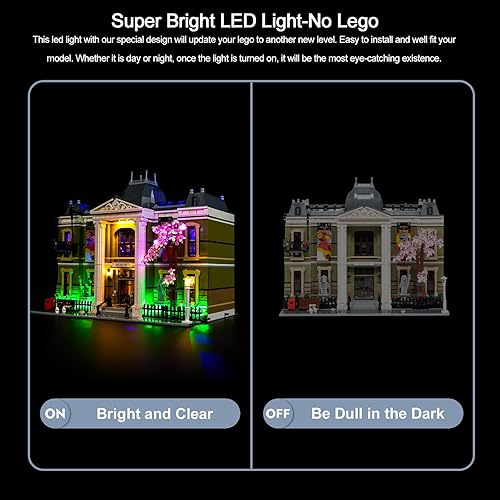 Miniatura 4 de BrickBling Luz LED para Lego Kit de construcción de museos de historia natural luces creativas para Lego 10326 (modelo no incluido)