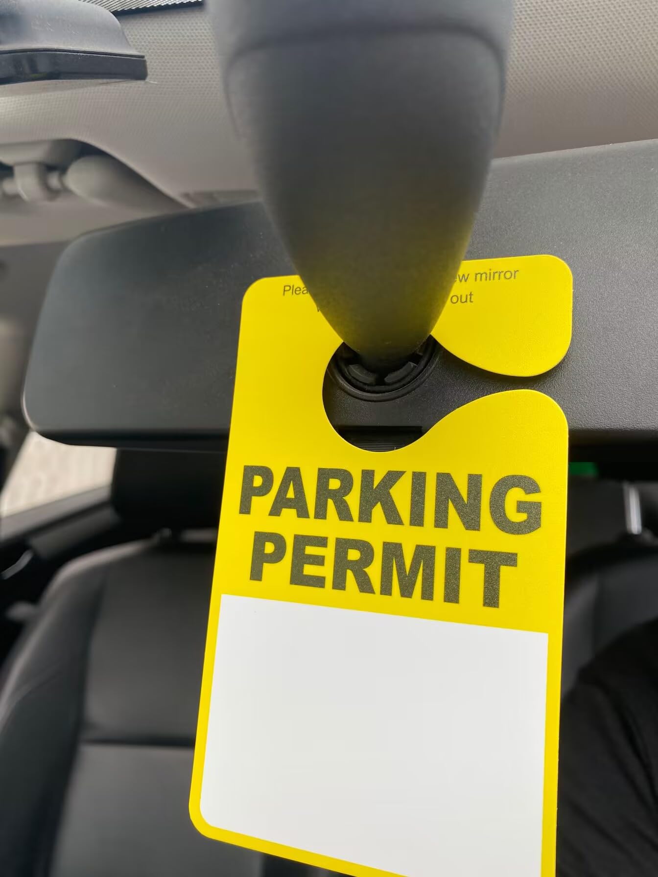 Mirror Hanging Juvale 100 Pack Pink Parking Permit Hang Tags For Car ...